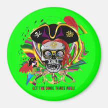 Mardi Gras Fridge Magnets