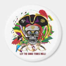Mardi Gras Fridge Magnets