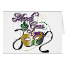 Mardi Gras Greeting Cards