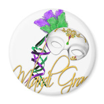 mardi gras half mask magnets by BambisDesigns mardi gras half mask magnets