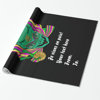 mardi gras wrapping paper