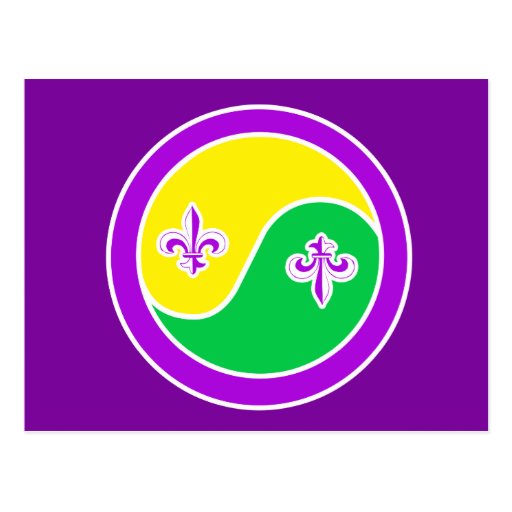 Mardi Gras in Balance Post Cards