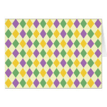 Mardi Gras Jester Card