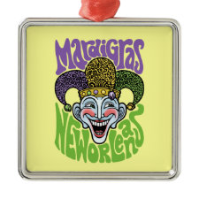 Mardi Gras Jester ornament ornament