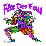 Mardi Gras Jester Photo Cutouts