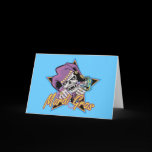 Mardi Gras Jester Skull cards