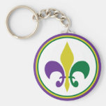 Mardi Gras Keychain