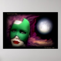 Mardi Gras Kiss Print