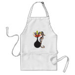 Mardi Gras  Kitty Apron