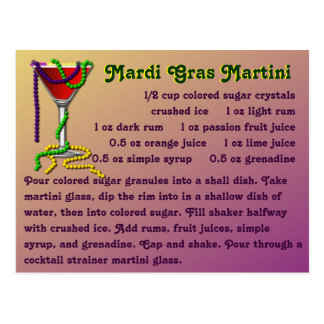 mardi gras postcards