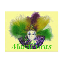 Mardi Gras Mask 2 Postcard