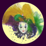 Mardi Gras Mask 2 Sticker stickers
