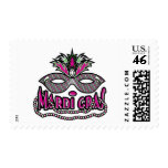 Mardi Gras Mask and Beads Stamp
