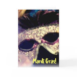 Mardi Gras Mask card