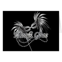 Mardi Gras Mask Greeting Card