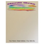 Mardi Gras Mask Letterhead