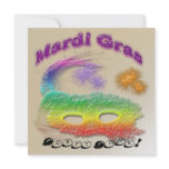 Mardi Gras Mask Party Invitation