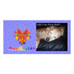 Mardi Gras Mask Custom Photo Card