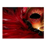 Mardi Gras Mask Postcard