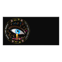 Mardi Gras Mask-Seize the night Photo Card