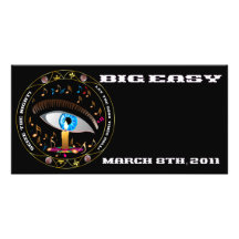 Mardi Gras Mask-Seize the night Picture Card