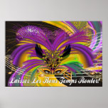 Mardi Gras Mask The Queen II Print