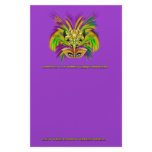 Mardi-Gras-Mask-The-Queen-V-2 Custom Stationery