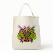 Mardi-Gras-Mask-The-Queen-V-3 Canvas Bags