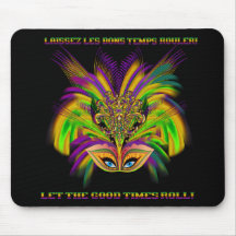 Mardi-Gras-Mask-The-Queen-V-3 Mouse Pad