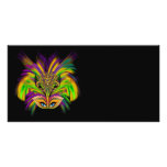 Mardi-Gras-Mask-The-Queen-V-3 Photo Card