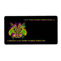 Mardi-Gras-Mask-The-Queen-V-3 Shipping Labels