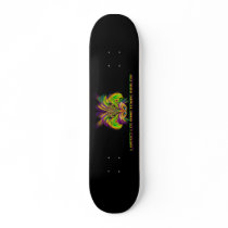 Mardi-Gras-Mask-The-Queen-V-3 Custom Skateboard