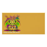 Mardi-Gras-Mask-The-Queen-V-4 Custom Photo Card