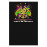 Mardi-Gras-Mask-The-Queen-V-4 Stationery Paper