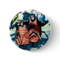 Mardi Gras Masking Roaches buttons by lalagniappe Mardi Gras Masking Roaches buttons