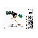 MARDI GRAS MASQUERADE POSTAGE STAMPS