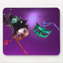MARDI GRAS MASQUERADE purple Mousepad