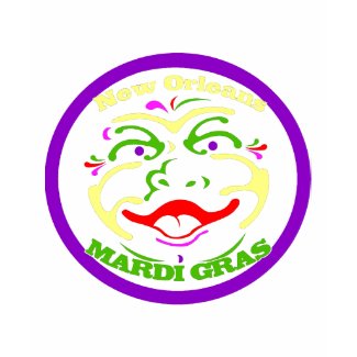 Mardi Gras Moon Face shirt
