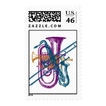 Mardi Gras Music Stamp