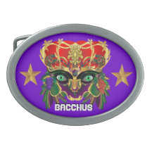 Mardi Gras Mythology Bacchus View Hints Please Belt Buckle