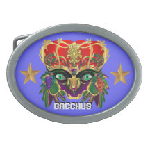 Mardi Gras Mythology Bacchus View Hints Please Belt Buckle