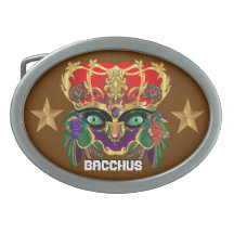 Mardi Gras Mythology Bacchus View Hints Please Oval Belt Buckle