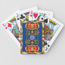 Mardi Gras Mythology Bacchus View Hints Please Playing Cards