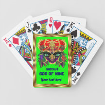 Mardi Gras Mythology Bacchus View Hints Please Bicycle Card Decks