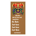 Mardi Gras Mythology Bacchus View Hints Please Custom Rack Card