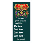 Mardi Gras Mythology Bacchus View Hints Please Full Color Rack Card