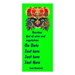 Mardi Gras Mythology Bacchus View Hints Please Rack Card