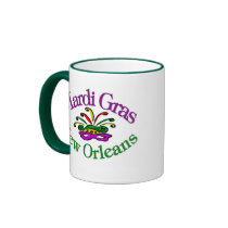 Mardi Gras New Orleans mugs by figstreetstudio Mardi Gras New Orleans mugs