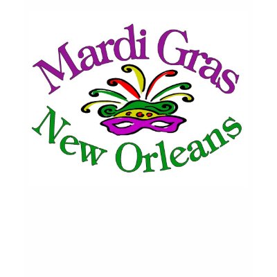Mardi Gras New Orleans Tee Shirt by figstreetstudio