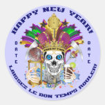 Mardi Gras New Year Customize View Notes Please Stickers